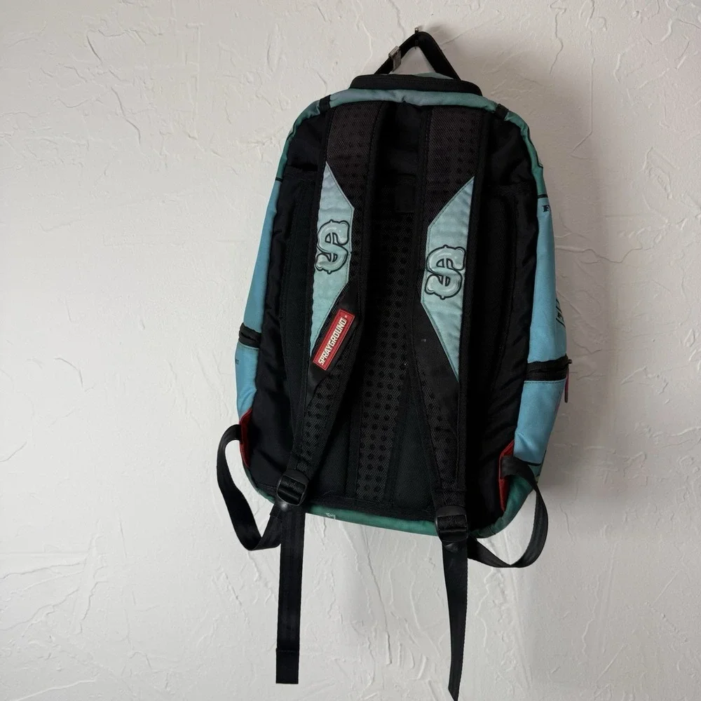 Sprayground Gummy Money Backpack Limited Edition Pink Bear Money Graphic Rare